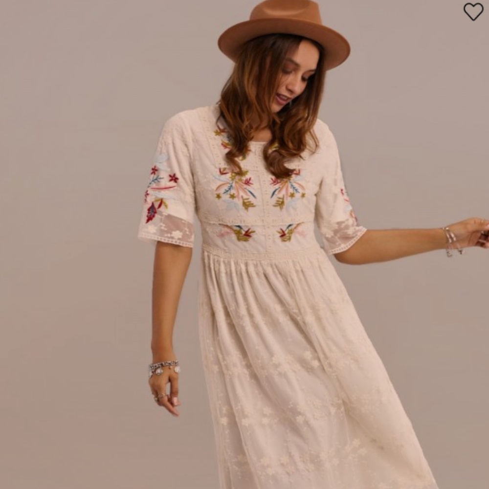 Naomi Embroidered Dress
